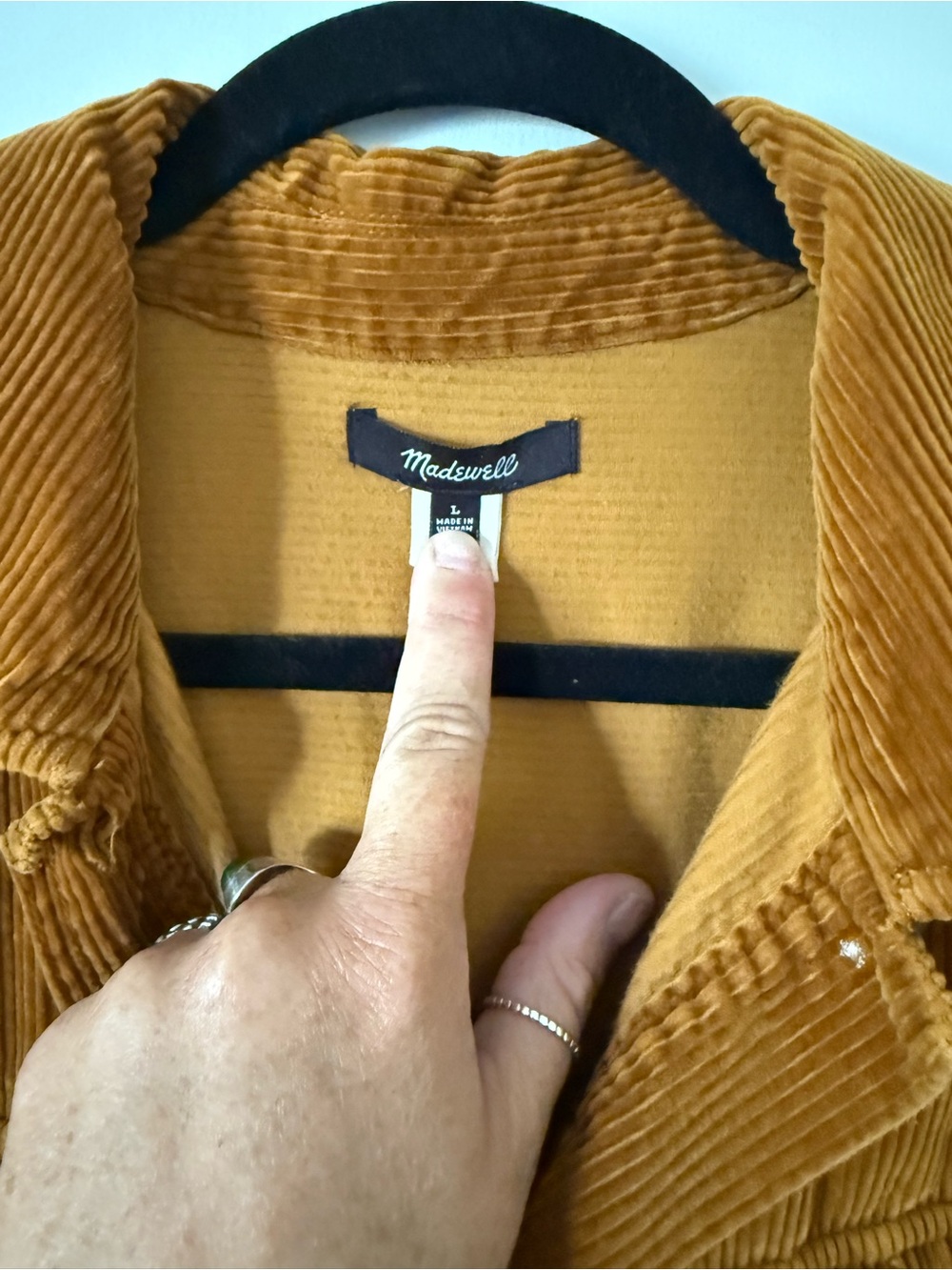 Madewell corduroy shacket - Picture 4 of 7